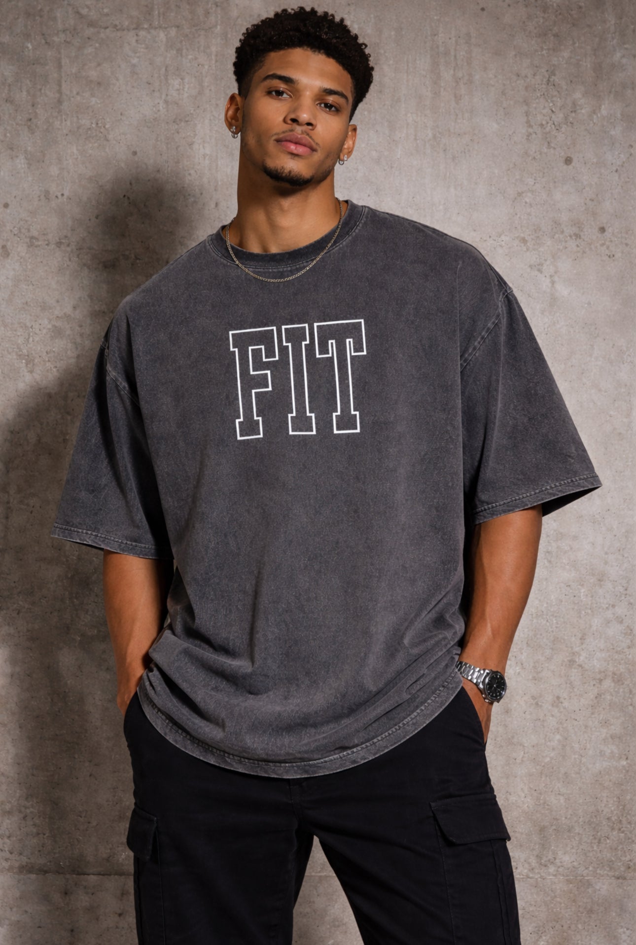 Fit Oversized Stretch Tee